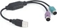 Перехідник Cablexpert USB - 2xPS/2 0.3 м Black (UAPS12-BK) - зображення 2