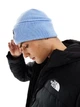 Шапка зимняя унисекс The North Face Big Box Cuffed Beanie Cornflower Blue NF0A85CW1I5 - изображение 3