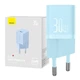 Зарядний Пристрій Baseus GaN5 Mini Fast Charger Type-C 30 Вт blue (CCGN070603) - зображення 2