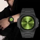 Механічний кварцевий годинник NORTH EDGE VOLT black/green - зображення 3