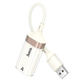 Сетевой адаптер USB to RJ45 100 Мбит/с Hoco UA41 цвет абрикосовый для подключения к Ethernet - изображение 2