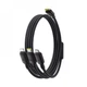 Кабель зарядки 3 в 1 100w Baseus Silky One-for-Three Fast Charging Type-C to Micro USB+Lightning+Type-C 100W 1.5m (black) - изображение 3