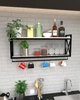 Полка настенная в стиле лофт EcoLoft WallNest DSP-1427-2 Дуб Кортона - изображение 1