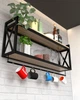 Полка настенная в стиле лофт EcoLoft WallNest DSP-1427-1 Дуб Аппалачи - изображение 2