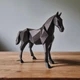 Элегантная фигура лошади в стиле Low Poly - Скульптура лошадь современный декор для дома и офиса M (9х26х21 см) - изображение 6