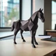 Элегантная фигура лошади в стиле Low Poly - Скульптура лошадь современный декор для дома и офиса M (9х26х21 см) - изображение 8