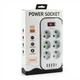 Сетевой удлинитель Power Socket D6 6 розеток с LED 4 USB и Type-C PD 3 м кабель 2500 Вт (PWD6) - изображение 2