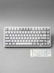 Ігрова магнітна клавіатура VGN NEON 75 White, 75%, 8000Hz, RGB, Rapid Trigger, Switch 0.01 мм, Hulk Switch, дротова - зображення 3