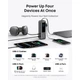 Батарея универсальная Anker 25000mAh, 165W, PD/3/0, QC/3/0, Built-In Double USB-C Cables, black (A1695H11) - изображение 3