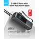 Батарея универсальная Anker 25000mAh, 165W, PD/3/0, QC/3/0, Built-In Double USB-C Cables, black (A1695H11) - изображение 4