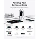 Батарея універсальна Anker 25000mAh, 165W, PD/3/0, QC/3/0, Built-In Double USB-C Cables, silver (A1695H41) ANKER A1695H41 971686 - зображення 6