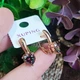 Серьги Xuping мистик длина 1.9см ширина 8мм медицинское золото с1628 - изображение 8