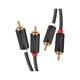 Кабель мультимедийный 2xRCA M to 2xRCA M 3.0m AV104 black Ugreen (10519) UGREEN 10519 971879 - изображение 2