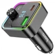Автомобильный FM-трансмиттер модулятор Bluetooth MP3 HOCO E81 Fantasy 30 Вт PD/QC USB-C/ 1xUSB-A - изображение 5