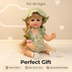 Реалістична Кукла Реборн 55 см повністю силіконова Doll Reborn Baby Born К0100320 - зображення 5