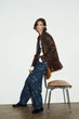 Джинси barrel trf з високою посадкою та підковами Zara 0541/231 L/40 Сині (0054123140140) - зображення 4