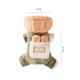 Комбинезон с капюшоном для собак Lesko Lucky 2410SXMJ0173 Green XS тедди с петлей для поводка - изображение 6