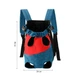 Рюкзак-кенгуру для тварин Lesko A10010-BR Red Blue L - зображення 4