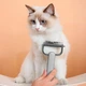 Колтуноріз Taotaopets 095531 Gray для видалення підшерстя вовни для собак та котів - зображення 3