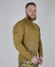 УБАКС тактичний ULTIMATUM PRO Койот з довгим рукавом | Бойова сорочка UBACS Coyote з посиленими ліктями | Трикотажний убакс ЗСУ під бронежилет 2XL - зображення 2