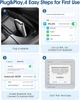 Беспроводной адаптер Violety 2-in-1 Wireless CarPlay, Bluetooth 5.3, Wi-Fi 5.8 ГГц, USB/USB-C - изображение 7