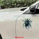 Декоративная виниловая наклейка Ужасный паук для автомобиля и мотоцикла 15 см. Темно-синий - изображение 6