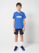 Подростковый летний комплект (футболка + шорты) Puma Essentials 2 Color No.1 Logo 68629850 170-176 см Royal Sapphire (4069161982682) - изображение 1