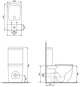 Унитаз-компакт Cersanit Remo Pro Square 930 011 K3029-001 с бачком 3/6 и сиденьем Soft Close дюропласт - изображение 6