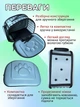 Сумка переноска для кота кошки котят собаки домашних животных до 8 кг с окошком и ремешком на плечо кошачьи сумки для переноски котов кошек маленьких собак серая 42x28x32 см (002170) - изображение 4