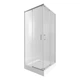 Душова кабіна Qtap Taurus 90х90 см WHI1099SC6 Clear з піддоном Unisquare 309915 - зображення 1
