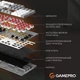 Клавіатура ігрова дротова GamePro Genesis Metallic MK144G USB Gray - зображення 12