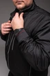 Куртка вітрівка чоловіча без капюшона 3XL чорна (3056179) - изображение 7