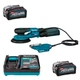 Акумуляторна ексцентрикова шліфмашина Makita XGT 40 V Max BO002CXGT4, 2 акб BL4040 36V 4.0Ah, з/у DC40RA (BO002CXGT4) - зображення 1