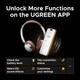 Навушники UGREEN HP207 Studio Plus Active Noise Cancelling Bluetooth 6.0 Over-Ear Silver Brown (75629) - зображення 12