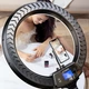 Кольцевая LED лампа RTAKO AR-GTB01-18S 18" Digital Display Ring Light Black (6942063218661) - изображение 6