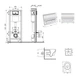 Готове рішення Qtap для ванної кімнати: підвісний унітаз Swan Ultra Quiet 520x360x320 + комплект інсталяції Nest 4 в 1 (лінійна клавіша Chrome) - изображение 7