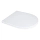 Qtap Сиденье для унитаза напольного (Dove) 425×363×30 мм, White, с микролифтом Slim Duroplast, Quick Release QT06228380BW3 - изображение 1