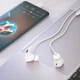 Навушники провідні Hoco M101 Pro Crystal вакуумні підтримка смартфонів Samsung, а також iPhone та iPad з інтерфейсом Type-C White - зображення 5