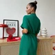 Халат жіночий Муслін S зелений Cosy M23 - зображення 3