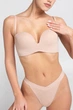 Бюстгальтер-балконет без косточек с тройным push-up Giulia L1523A 80C Beige-Бежевый, бюстгальтер с регулируемыми бретелями, базовое нижнее белье - изображение 3