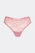 Жіночі труси бразиліана з мережива та сітки Giulia MUSE 2202/32 S Pink-ash, кружевні бразиліани, рожеві трусики,повсякденна нижня білизна - зображення 2