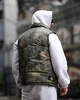 Мужская весенняя жилетка Stone Island 3XL двухсторонняя черный+принт (95186) - изображение 8
