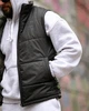 Мужская весенняя жилетка Stone Island 3XL двухсторонняя черный+принт (95186) - изображение 9