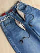 Джинсы женские Vanver 2008 skater jeans с поясом бананы 31 синие - изображение 2