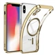 Чохол Fiji Chrome для Apple iPhone XS з MagSafe та захистом камер Gold - зображення 1