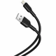 Кабель XO NB212 Lightning - USB 1м (2.1A) Apple Iphone для заряджання та передачі даних Black - зображення 1