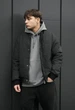 Бомбер Staff raw dark gray oversize XS (BZP0357) - зображення 1
