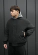 Бомбер Staff raw dark gray oversize XS (BZP0357) - зображення 7
