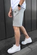 Трикотажні шорти Staff light gray logo XS - зображення 4