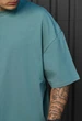 Футболка Staff dark turquoise oversize XS - зображення 3